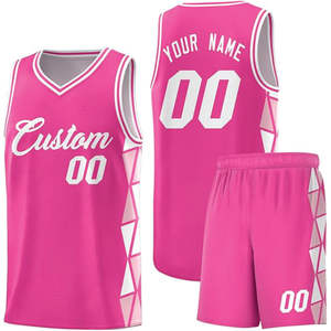 Uniforme de baloncesto de verano, ropa de equipo, chaleco y pantalones cortos de malla Vintage con diseño impreso, venta al por mayor, equipo de baloncesto certificado BSCI - Product Image 1