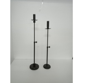 Metal Candle Holder Black Color Handmade Durable Eco-Friendly <b>Christmas</b> Home Decor with Bold Refined Elegance - Product Image 1