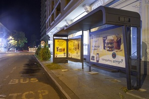 แผงกระจกอะคริลิครูปทรงสี่เหลี่ยมผืนผ้า LED ใหม่ที่กำบังรถบัส - Product Image 5