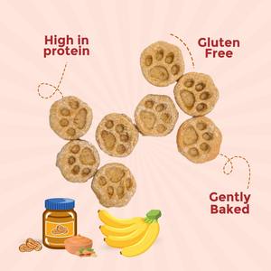 Hot Selling Balanced Vegan Dog <b>Treats</b> Peanut Butter & Banana Bites Natural Plant Based Snack Grain Free High Protein & Fiber - Product Image 5