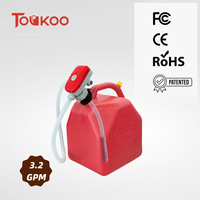 Pompe de transfert de carburant anti-déversement avec capteur d'arrêt automatique, sans fil, rechargeable par USB, en plastique, pompe à siphon électrique pour ferme, bateau, tracteur, bidon d'essence