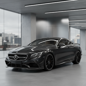 W217รถคูเป้แบบ C217สไตล์ Ko ชุดบอดี้รถยนต์คาร์บอนไฟเบอร์แห้งอุปกรณ์อะไหล่ตัวถังรถยนต์ - Product Image 5