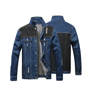 Vestes en jean pour hommes de haute qualité au design moderne, originales, tendance, très demandées, coupe ajustée - Product Image 1
