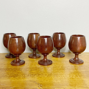 Best supplier wooden wine goblet drinking cup wood water <b>glass</b> acacia barista <b>cocktail</b> <b>glasses</b> - Product Image 2