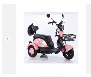 Nouveau Tricycle Électrique 2025 à 3 Roues 600W 48V Monovitesse Vélo Électrique Vintage avec Panier - Product Image 2