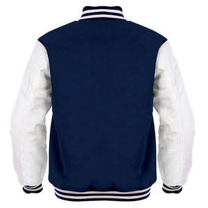 Pakistán hizo diseño personalizado chaquetas con letras de alta calidad ropa informal personalizada chaqueta Varsity de manga larga para hombres - Product Image 5