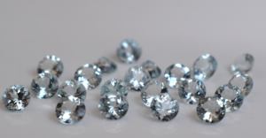 Aigue-marine naturelle de 5mm ronde à facettes-Aigue-marine en vrac de qualité supérieure - Product Image 3