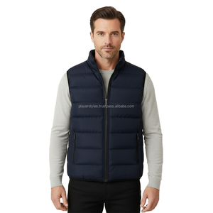 Chaleco Acolchado para Hombre, Estilo Deportivo, Reversible, Sin Mangas, Resistente al Viento, Transpirable, para Invierno, con Cierre, Suministro al por Mayor OEM - Product Image 3