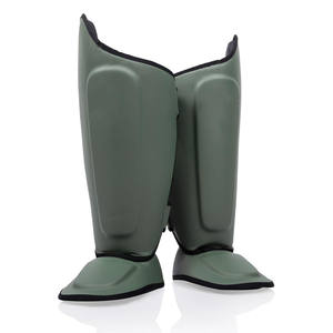 Protège-tibias en cuir PU de haute qualité pour MMA, Muay Thai et Kickboxing - Product Image 4