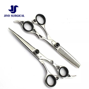 Tijeras de peluquero de primera calidad para corte de cabello profesional de acero inoxidable, diseño ergonómico, perfecto para salones y barberías - Product Image 6
