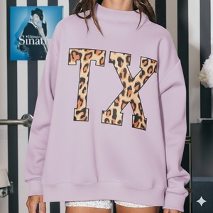 Suéter de Algodón Grueso Personalizado para Mujer, Sudadera Holgada con Cuello Alto Simulado, Cuello de Tortuga Bordado, Manga Larga, Felpa Suave - Product Image 3