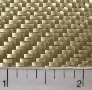 Fibra de carbono imitada tela de fibra de vidrio dorada