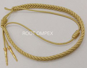 Cordón Mylar dorado de alta calidad, Aiguillette táctico, cordón de hombro uniforme de gran calidad para accesorios de uniforme táctico - Product Image 1