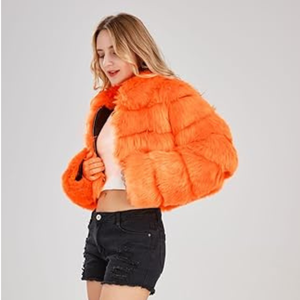 <b>Women's</b> Fuzzy Fleece <b>Long</b> sleeve Warm <b>Winter</b> Outwear Jackets <b>Long</b> <b>Coat</b> <b>Women</b> - Product Image 6