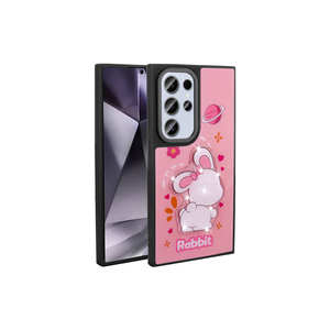 Coque en silicone 3D gaufrée de qualité supérieure pour Samsung Galaxy S24 Ultra, design à motif iconique, antichoc et résistante aux UV - Product Image 1