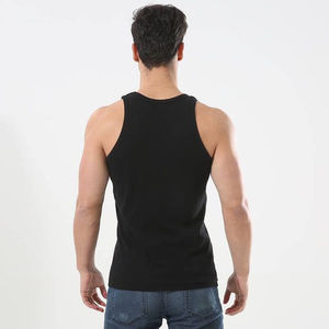 เสื้อกล้ามออกกำลังกายผู้ชายไซส์ใหญ่ ผ้าฝ้าย ขายส่ง แบบเซ็กซี่ สำหรับเล่นกล้ามเนื้อ ทรงสตริงเกอร์ ตาข่าย ระบายอากาศ ลาย 3 มิติ - Product Image 4