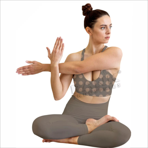 Conjuntos de yoga de 2 piezas sin costuras para mujer, estilo único, conjuntos de yoga personalizados para mujer al por mayor en talla adulta - Product Image 3