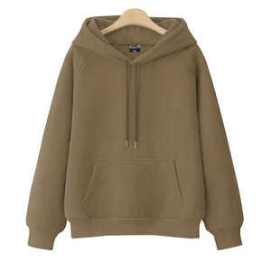 Conjunto de Ropa Deportiva para Hombre, Sudadera con Capucha y Pantalones de Felpa, Diseño Personalizado, Estilo Francés, para Invierno - Product Image 2