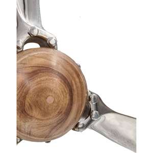 Hélice Decorativa de Metal y Madera con Acabado Brillante, Modelo de Hélice de Avión Personalizado, Decoración de Pared para Sala de Estar, Decoración Moderna para el Hogar - Product Image 2