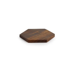 Sous-verres carrés en bois de noyer faits à la main, design côtier, durables, personnalisables, décoration de table haut de gamme, exportation Inde - Product Image 2