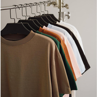 T-shirts surdimensionnés pour hommes T-shirt à col rond à la mode Streetwear T-shirt à manches courtes lourd