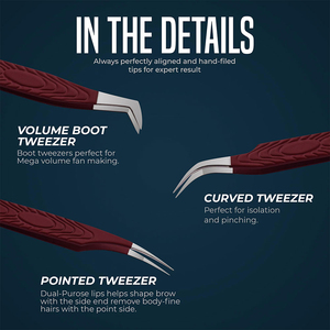 New Stainless Steel Eyelash Tweezers Lash <b>Clip</b> Picking <b>Silver</b> Color Russian Eyelashes Tweezers Set for Sale Made in Pakistan - Product Image 2