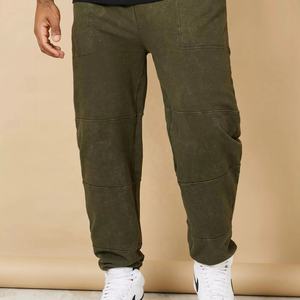 Pantalons cargo décontractés à taille mi-haute et à jambe évasée avec logo personnalisé 2026 pour hommes, pantalons de survêtement d'hiver - Vente en gros - Product Image 1