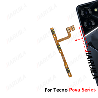 Kabel Fleksibel Volume Daya Ponsel Grosir untuk Infinix Tecno Pova 5 4 Pro 3 2 5G LE8 LD7 Neo LE6T 2 LG6N Suku Cadang Perbaikan Kabel Fleksibel Volume
