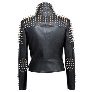 Chaqueta de lona transpirable Spandex/poliéster de la mejor calidad para mujer para Otoño e Invierno patrón sólido - Product Image 2