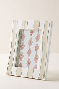 Cadre photo de luxe moderne fait à la main, écologique, avec incrustations d'os, base en MDF, pour la décoration de la maison - Product Image 6