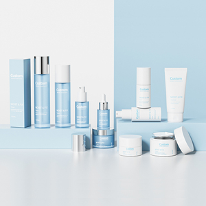 Tùy Chỉnh Màu Hồng Tím Vàng Màu Xanh Lá Cây Mờ Mực Phun Lotion Chai Mặt Kem Jar Thủy Tinh Sang Trọng Bao Bì Mỹ Phẩm - Product Image 3