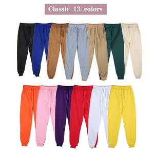 Pantalones de chándal de color sólido a la moda para hombre, pantalones de chándal elásticos de cintura media para gimnasio, ropa deportiva informal para exteriores - Product Image 2