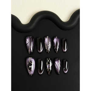 Uñas Postizas Cosmic Noir Eclipse - Product Image 4