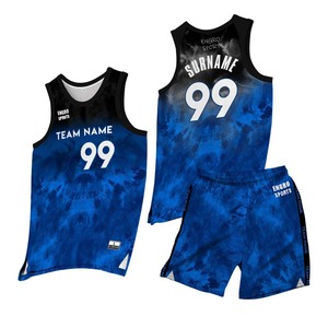Directamente de la marca Engro Sports Impresión por sublimación Diseño personalizado Camiseta de baloncesto Pantalones cortos de baloncesto Uniforme de baloncesto - Product Image 1