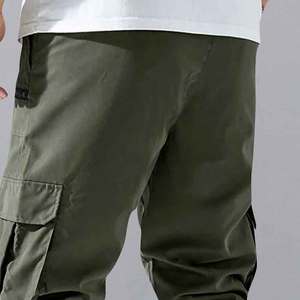 Techwear-Pantalon utilitaire pour homme, style urbain streetwear, décontracté, tactique, cargo, durable - Product Image 6