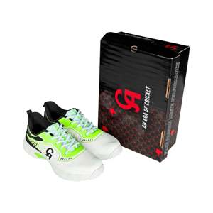 รองเท้าคริกเก็ต CA PRO Junior Cricket Gripper รุ่น JR-20 สีขาว/เขียว บุยางทนทานสำหรับเด็กผู้ชาย - Product Image 5