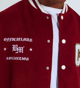 Veste universitaire pour hommes et femmes sur mesure, design tendance, col montant, logos personnalisés, imperméable et coupe-vent pour l'extérieur - Product Image 6