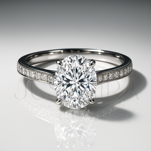 High Demand Affordable Oval Cut Diamond <b>Ring</b> Women Ideal for Daily Wear Gifts and Fashion Accessories Available for Best Price - Product Image 3