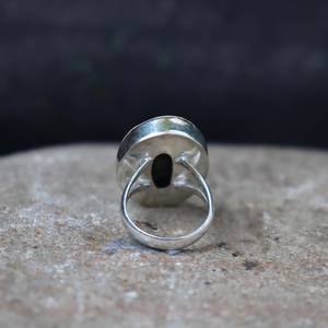 Monarch <b>Opal</b> <b>Ring</b> Statement <b>Ring</b> Sterling Silver <b>Ring</b> Gift For Women & Girls Anniversary Gift For Her - Product Image 5