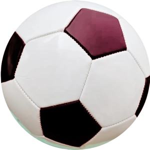 Ballon de football durable noir blanc cousu à la machine taille 5 Football 24 panneaux taille personnalisée pour les sports d'entraînement - Product Image 1