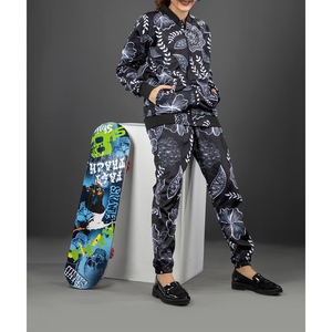 Survêtement de sport à manches longues personnalisé imprimé par sublimation de haute qualité motifs de fleurs Offre Spéciale - Product Image 6