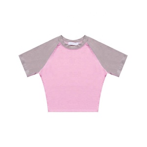 Custom Men's Reverse Stitch T-<b>Shirt</b> American Retro Brand 100% Cotton 240gsm Heavyweight Short Raglan Short Sleeves Women T-<b>Shirt</b> - Product Image 3