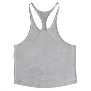 Camiseta sin Mangas de Gimnasio para Hombre, de Alta Calidad, Transpirable, de Secado Rápido, Ecológica, 100% Algodón, Color Sólido Informal, Tejido de Punto Lavado de Fábrica - Product Image 5