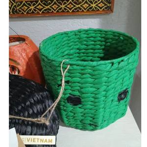 Cesta de jacinto de agua tejida llamativa con tapa Cesta de regalo para decoraciones de Halloween y decoración navideña del proveedor de Vietnam - Product Image 2