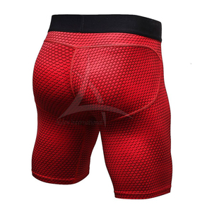 กางเกงขาสั้นผ้าสแปนเด็กซ์/ โพลีเอสเตอร์สำหรับผู้ชายพิมพ์โลโก้ได้ตามต้องการแห้งเร็ว - Product Image 3