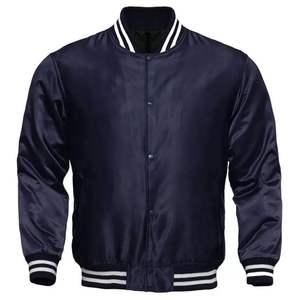Wholesale Custom Winter Waterproof Cotton <b>Fleece</b> Varsity Jacket with Front Design and Quilted Inner for Men 2023 - Product Image 2