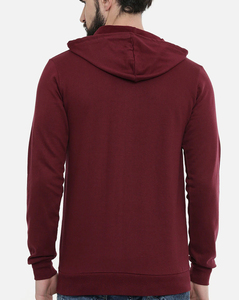 Sudadera Clásica Extra Grande para Hombre, de Algodón Grueso, para Deportes, Ejercicio al Aire Libre, Temporada de Invierno, Diseño Sólido con Capucha Delantera - Product Image 3