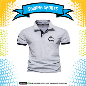 2026 Sarama Custom New Design 3D Logo Plain Polo T-Shirt, con logotipo personalizado y sublimación y bordado, - Product Image 5