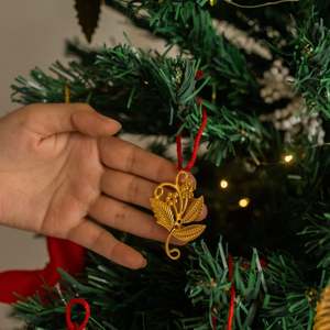 Best Quality Metal <b>Flower</b> Hanging Ornaments For <b>Christmas</b> <b>Tree</b> and <b>Christmas</b> Gift - Product Image 6