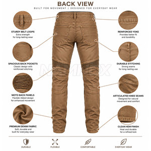 Último Diseño, Nueva Llegada, Jeans de Motocicleta Talla Grande, Ropa de Carreras, Jeans Resistentes a la Abrasión para Motocicleta - Product Image 5